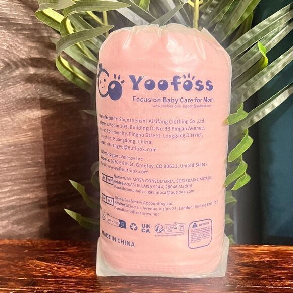 Pink and White Hooded Baby Towels - Picture 8 of 9